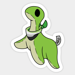 Aromantic pride Nessie Sticker